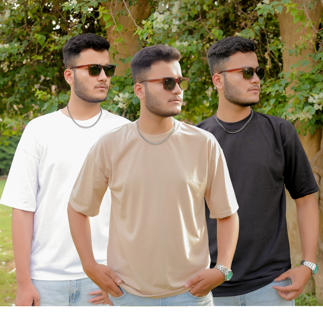 PLAIN 01 - PACK OF 3
